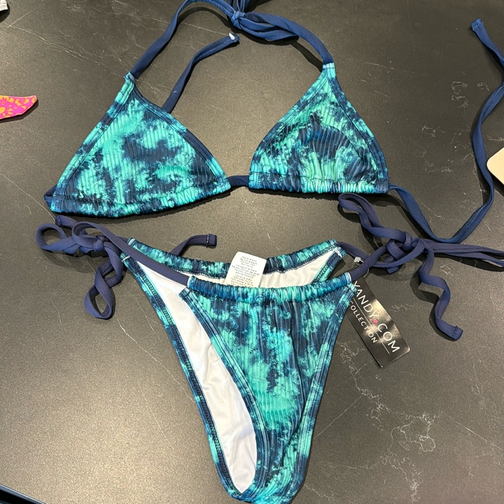 Yandy collection swimsuit bikini set. Small. Tie die